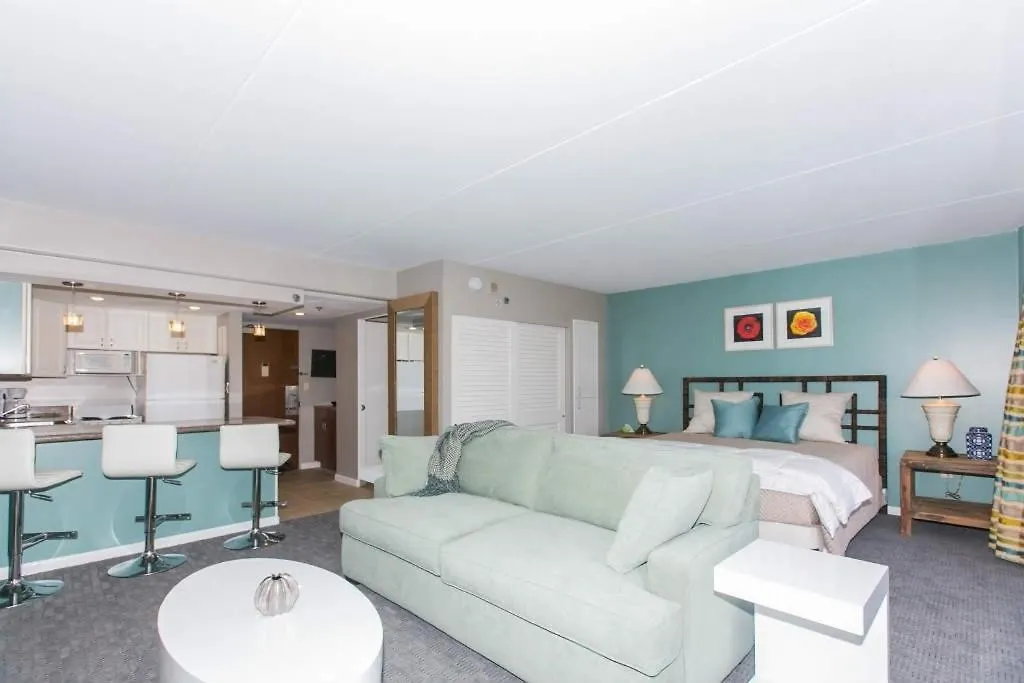 Ilikai Tower 1 Bedroom City View Condos With Private Lanai & Free Wifi! Honolulu Apartmán